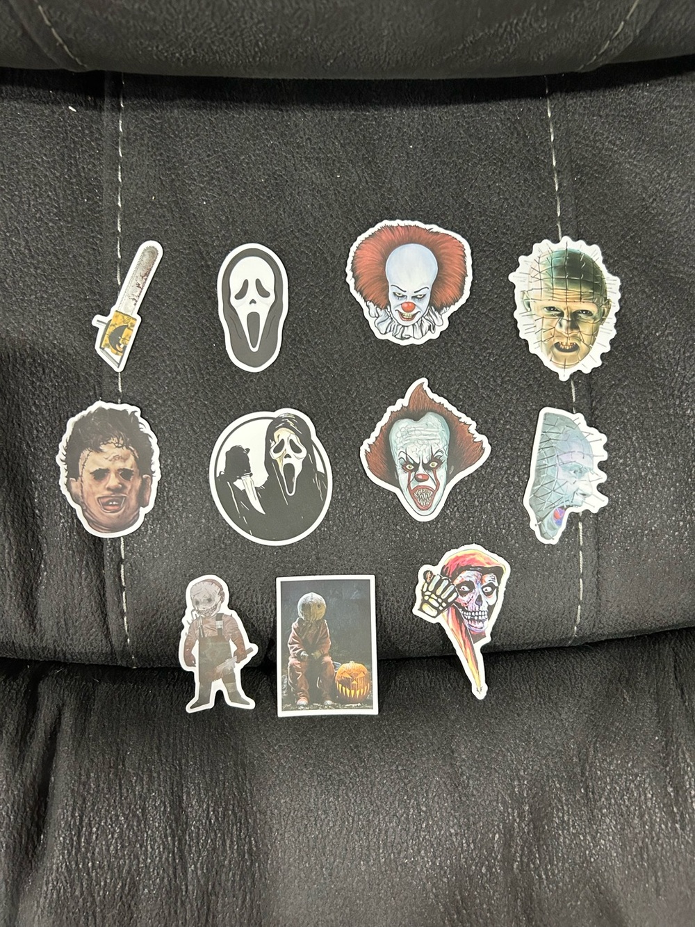 Horror sticker lot! Scream, IT, Hellraiser, Texas chainsaw ext